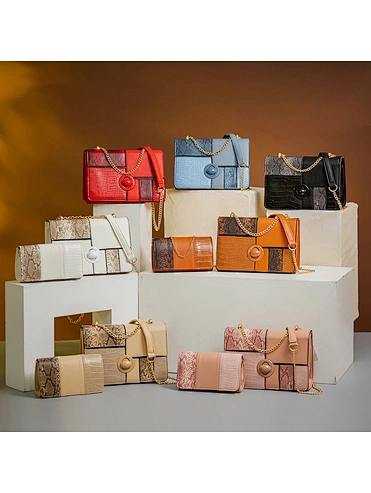 cheap woman handbag wholesale 2023 new fashion womens shoulder bags set 2in1 high quality casual ladi bag